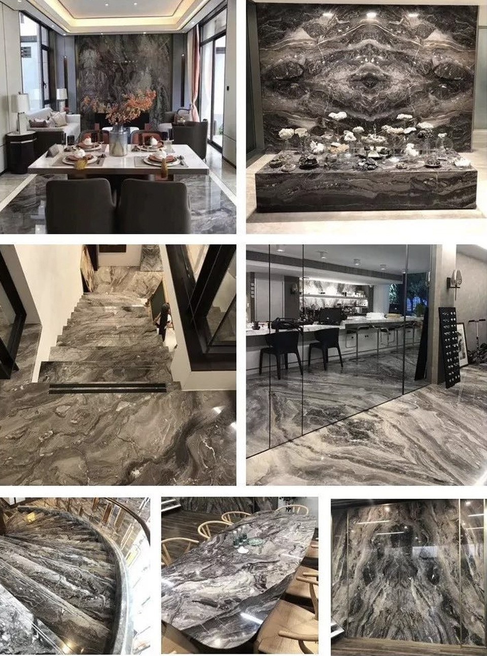 Arabescato Grigio Marble Indoor Applications