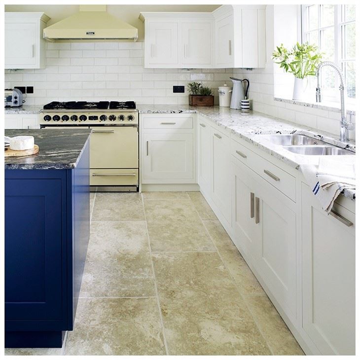 Malibu White Shaker Cabinets with Granite Countertop