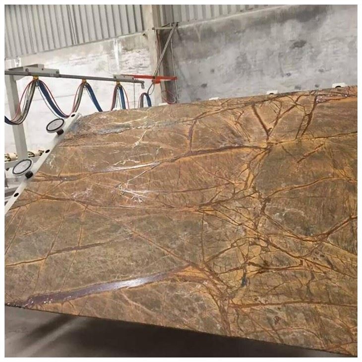 Brown Rainforest Marble Slab