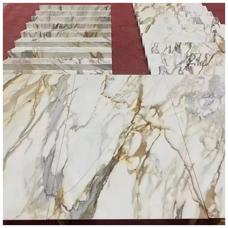 Calacatta Gold Marble Stair Tiles Calacatta Gold Marble Stair Tiles